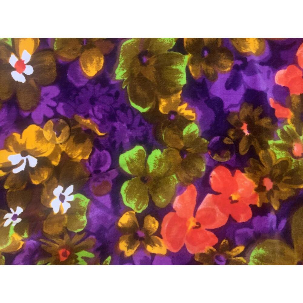 Groovy vintage 60s/70s  velvet shift